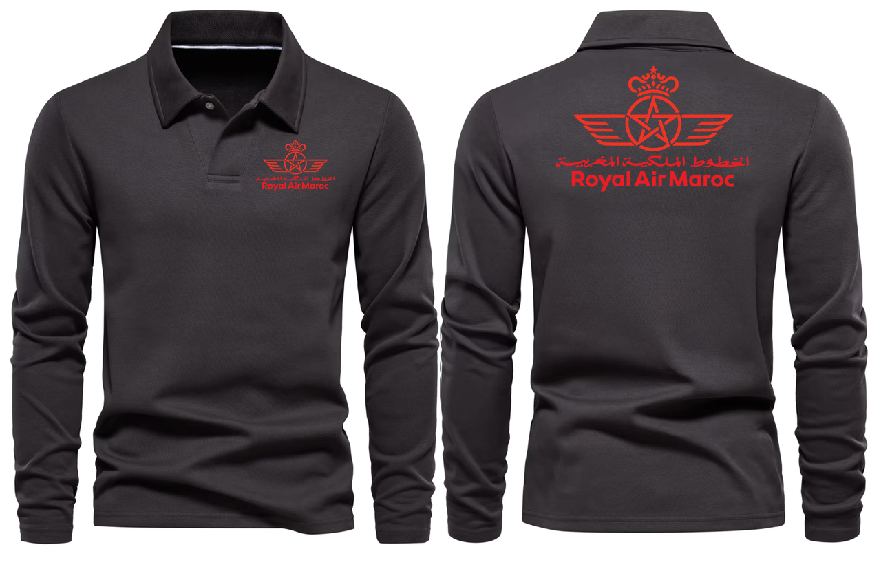 ROYAL AIR MARCO LONG SLEEVE  POLO