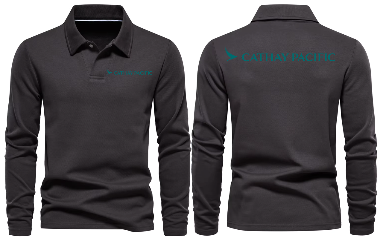 CATHAY  LONG SLEEVE  POLO