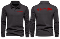 Thumbnail for AIR MALTA LONG SLEEVE  POLO