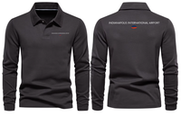 Thumbnail for INDIANPOLIS AIRPORT LONG SLEEVE  POLO