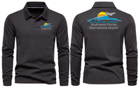 Thumbnail for FLORIADA AIRPORT LONG SLEEVE  POLO