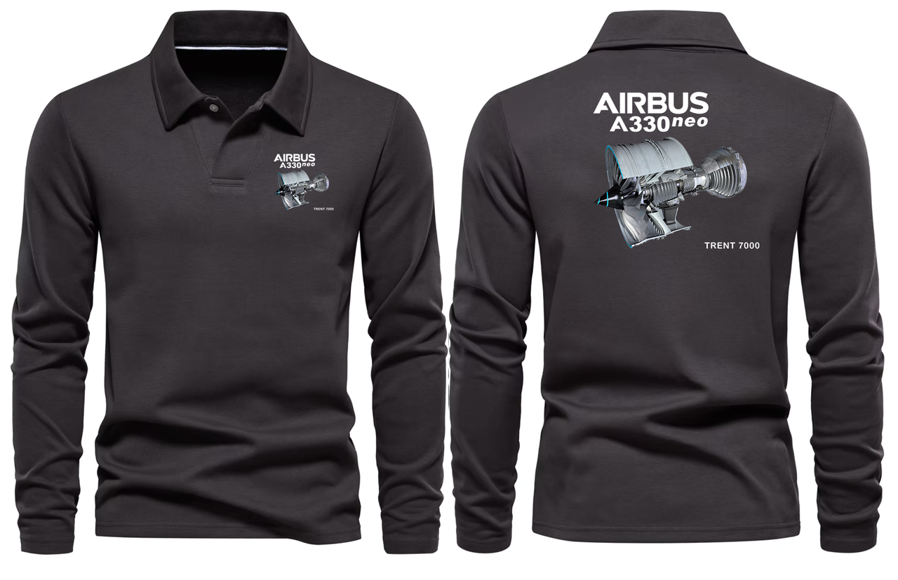 AIRBUS A330 NEW TRENT 7000 LONG SLEEVE  POLO