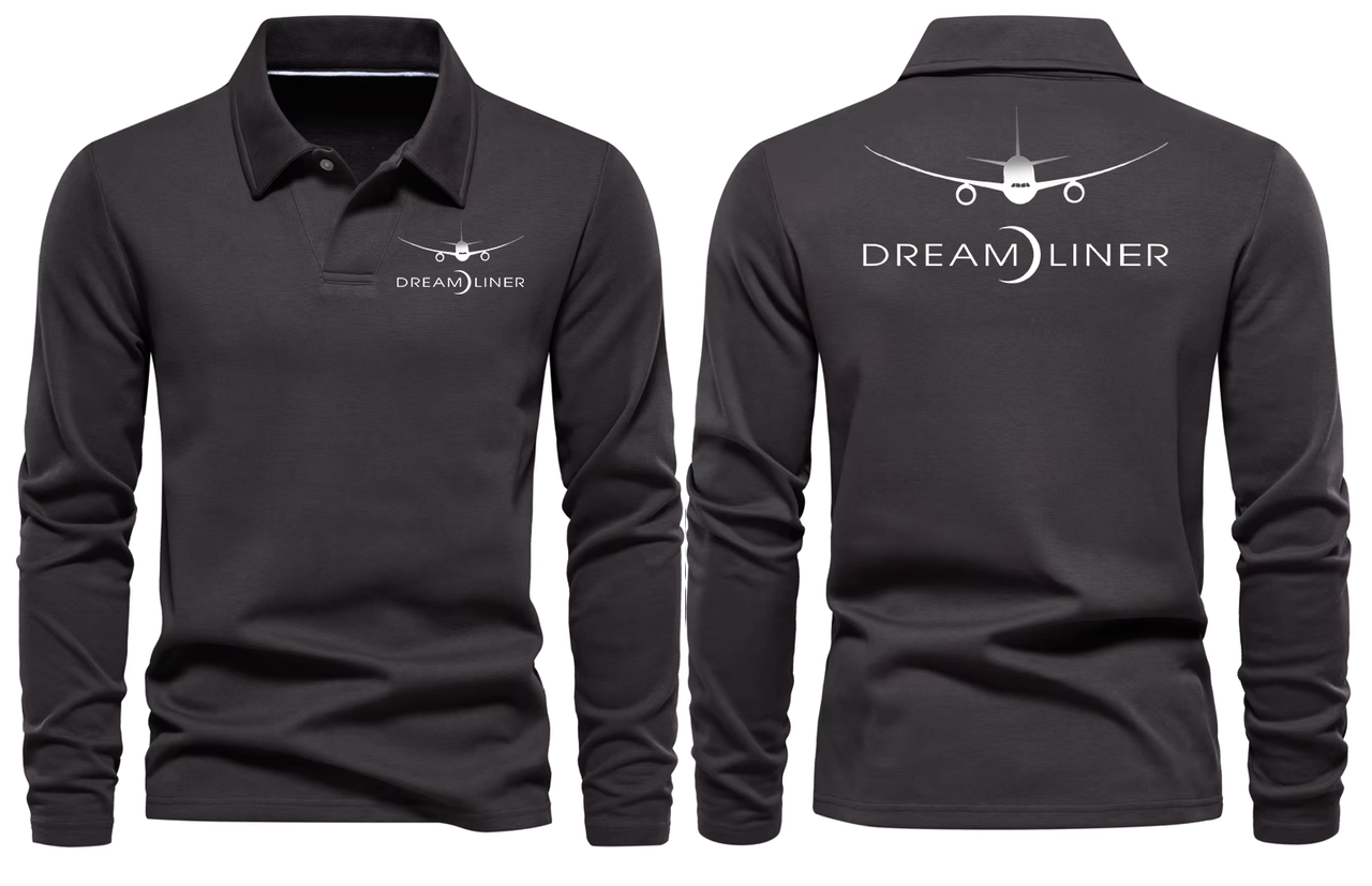 BOEING DREAM LINER  LONG SLEEVE  POLO