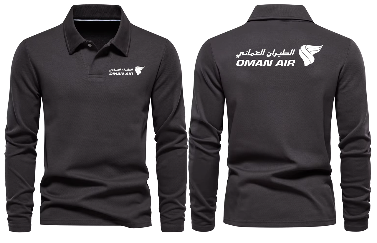 OMAN AIRLINES LONG SLEEVE  POLO