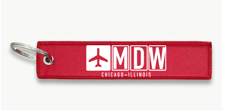MDW AIRPORT KEY CHAIN