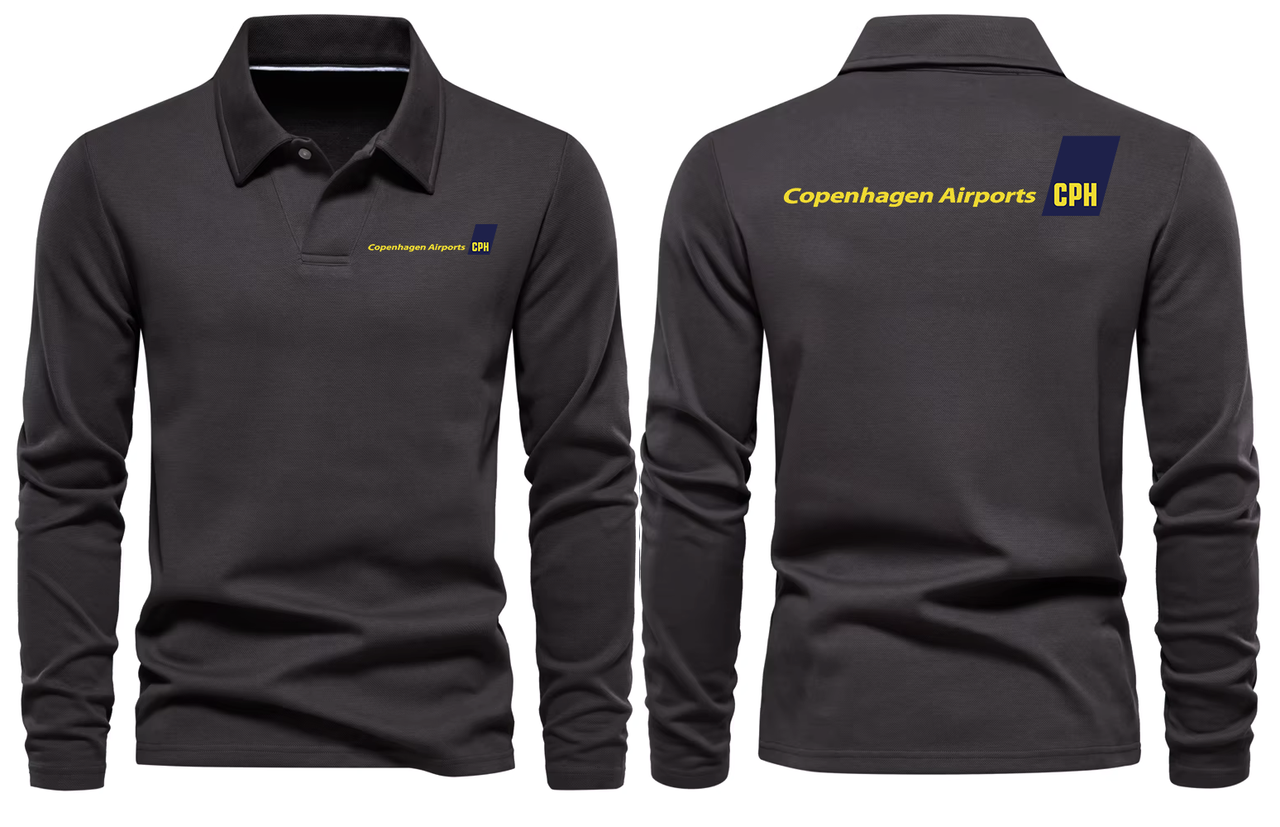CPH AIRPORT LONG SLEEVE  POLO