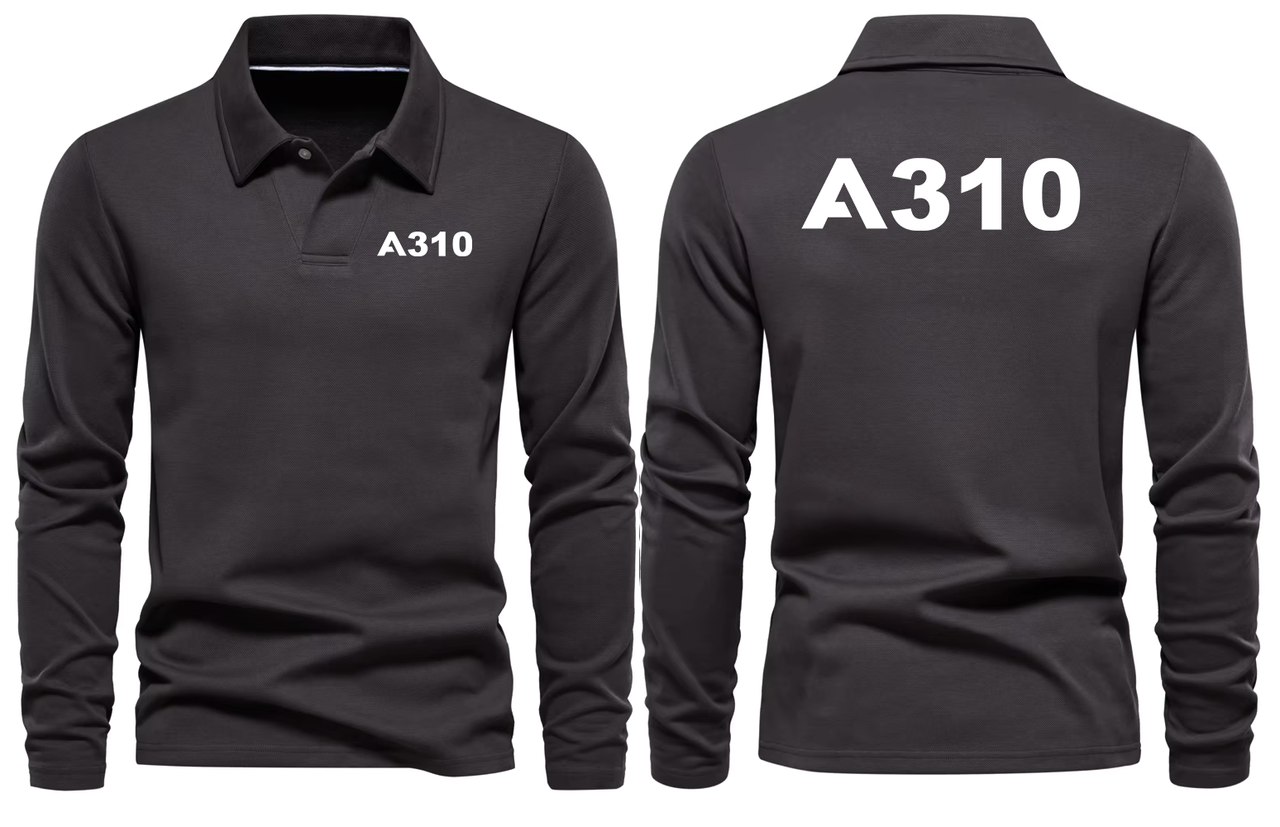 AIRBUS A310 LONG SLEEVE  POLO