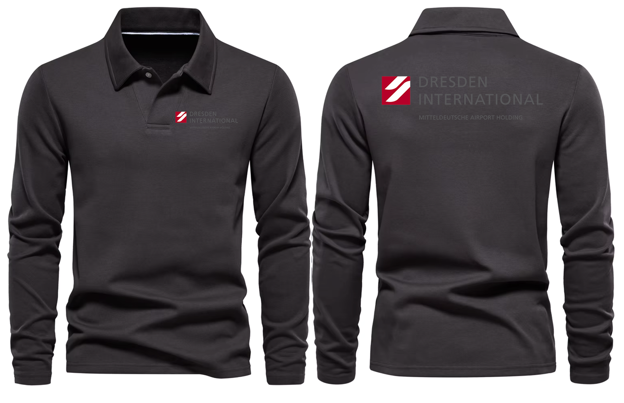 AER DREDEN AIRPORT LONG SLEEVE  POLO