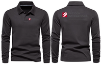 Thumbnail for AER DREDEN AIRPORT LONG SLEEVE  POLO
