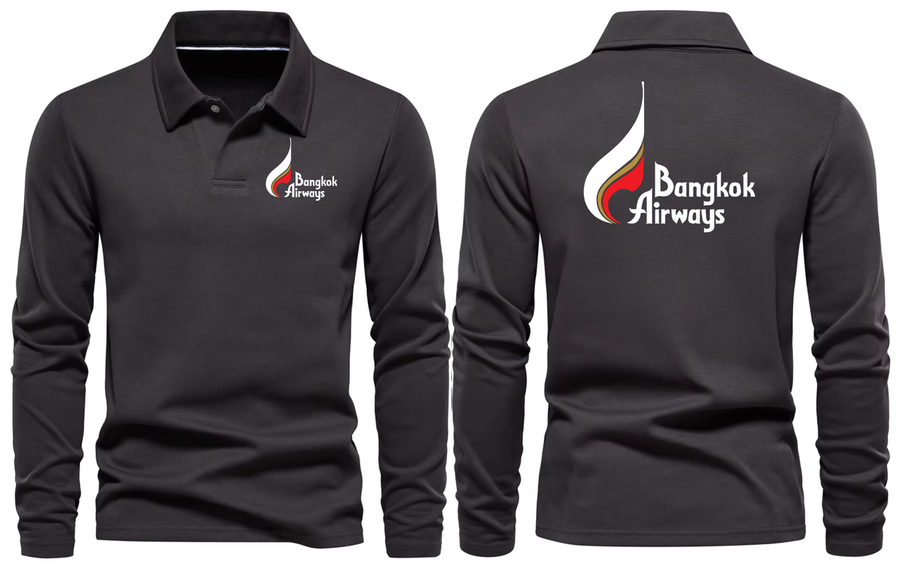 BANGKOK AIRWAYS LONG SLEEVE  POLO