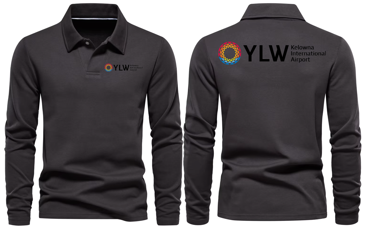YLW AIRPORT LONG SLEEVE  POLO