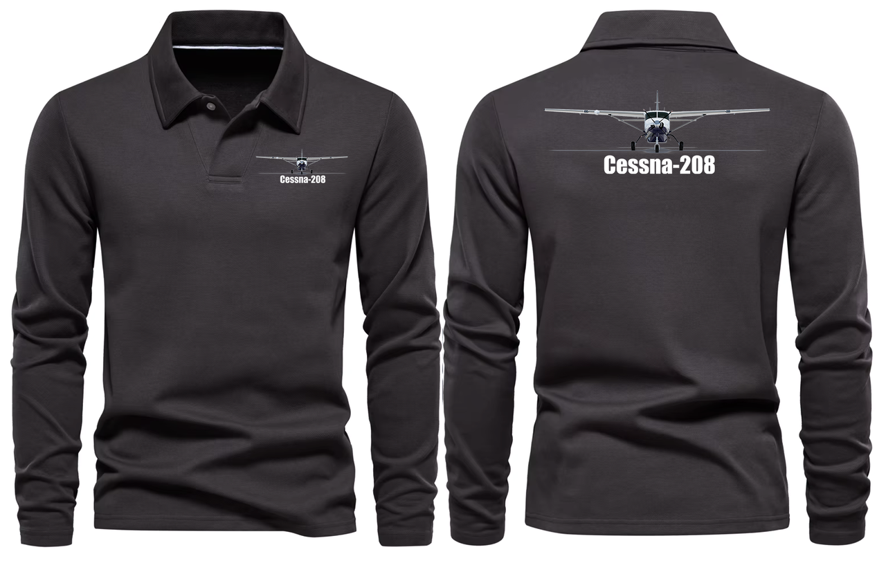 CESSNA 208  LONG SLEEVE  POLO