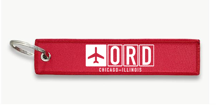 ORD AIRPORT KEY CHAIN