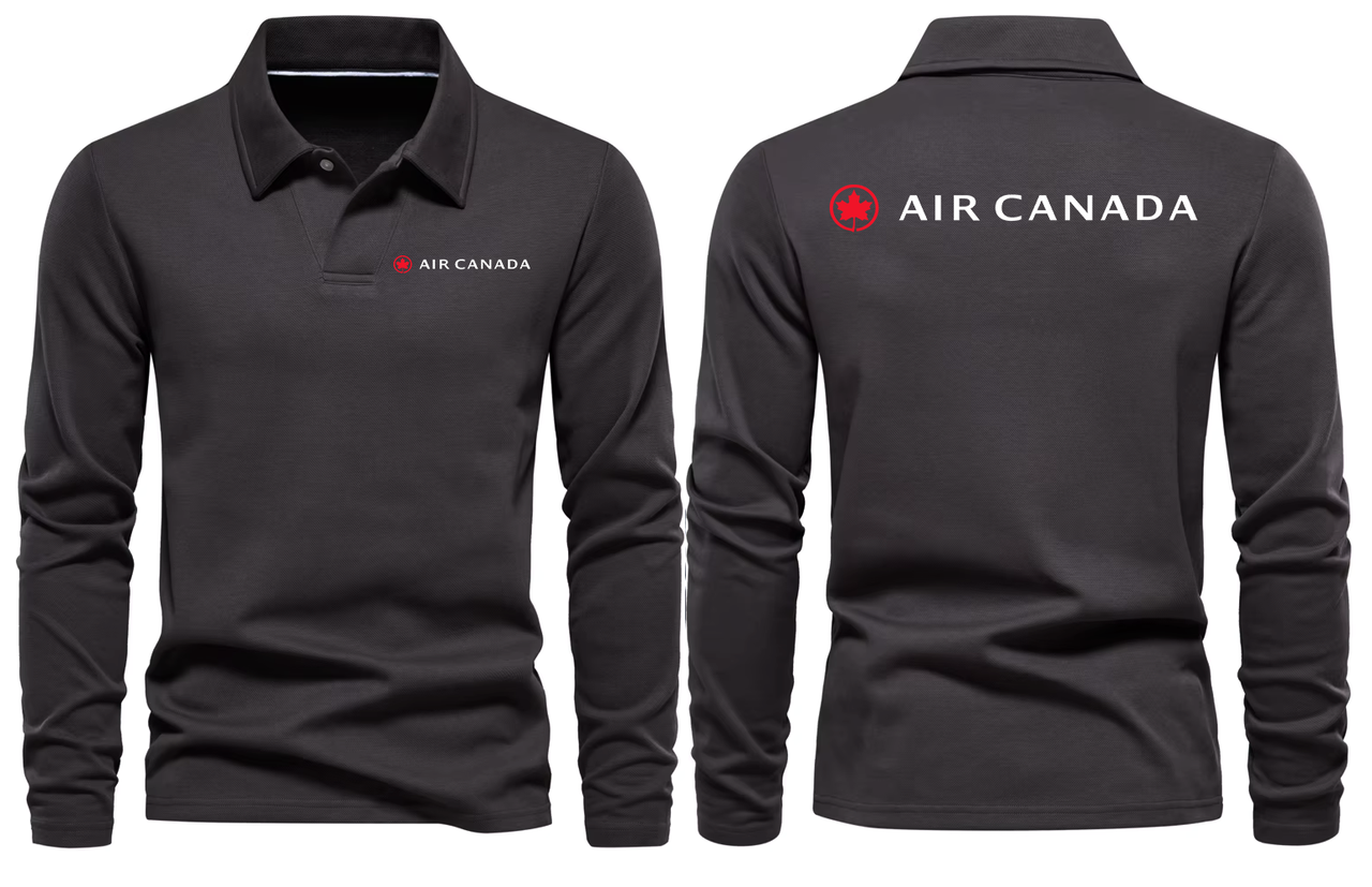 CANADA AIRLINES LONG SLEEVE  POLO