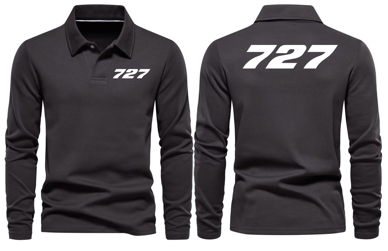 BOEING 727 LONG SLEEVE  POLO