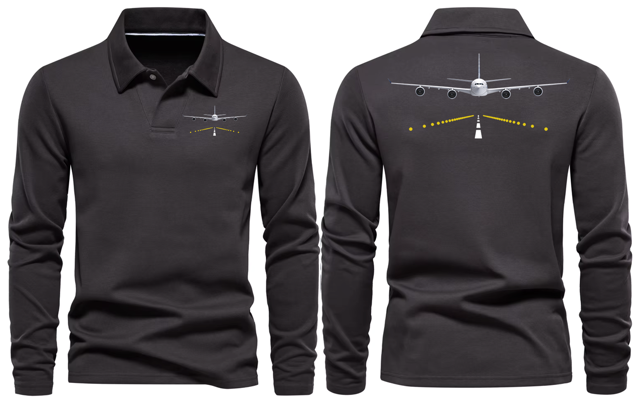 AIRBUS A340 LONG SLEEVE  POLO