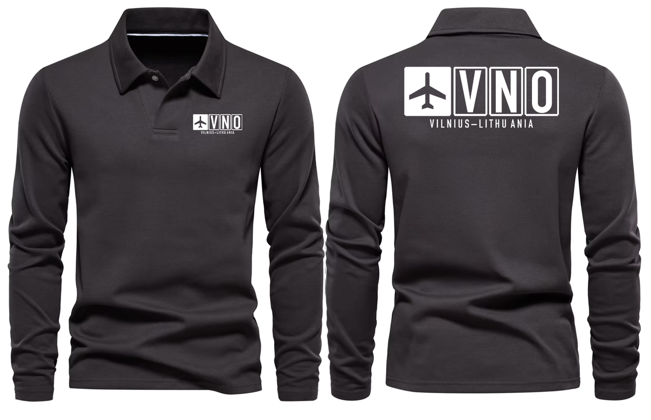 VNO AIRPORT LONG SLEEVE POLO