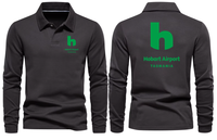 Thumbnail for HOBART AIRPORT LONG SLEEVE  POLO
