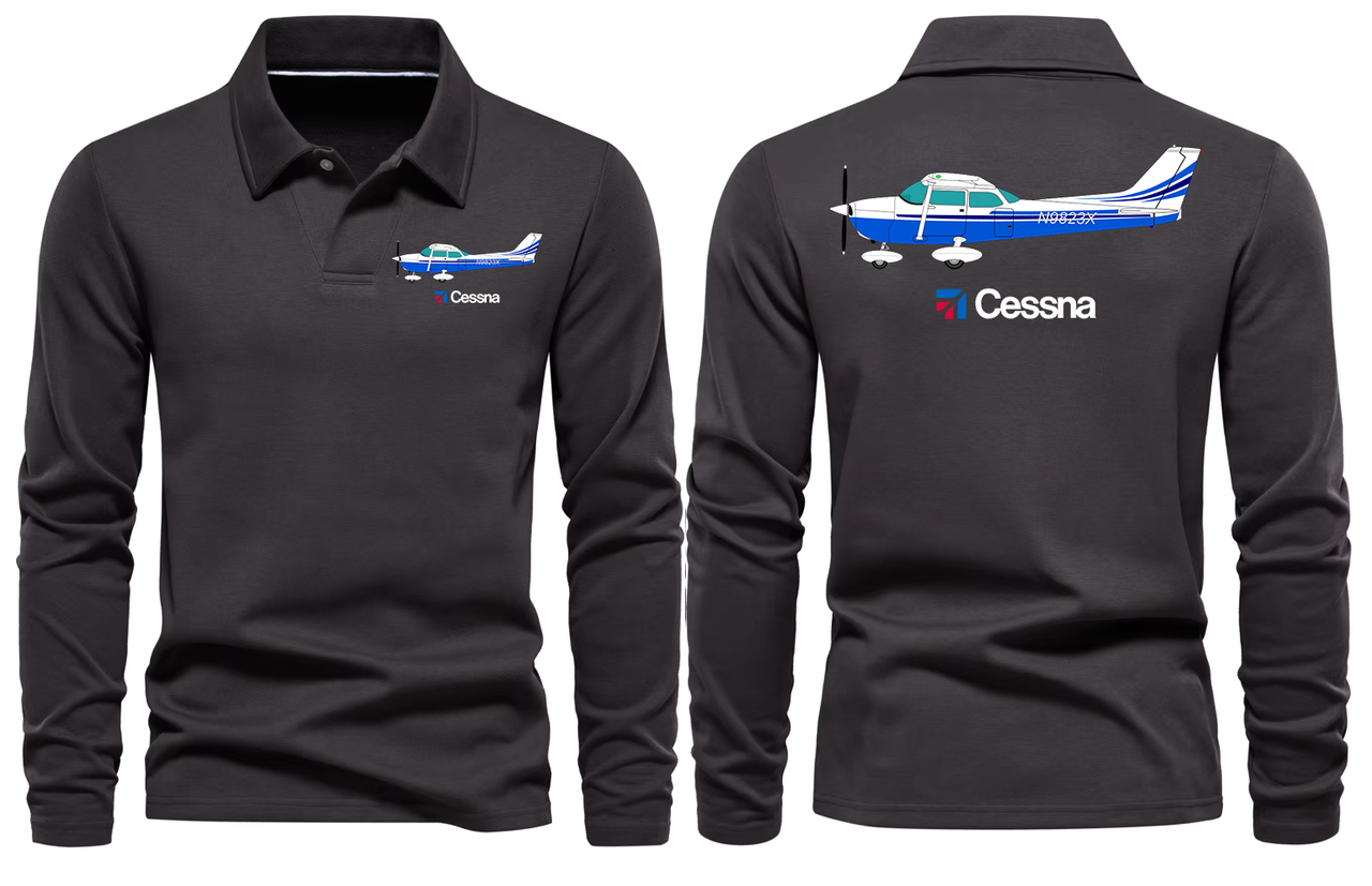 CESSNA LONG SLEEVE  POLO