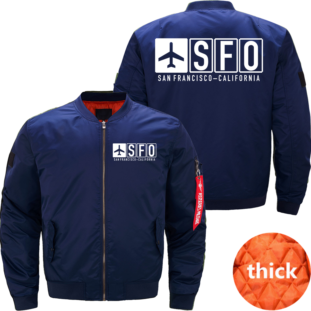 SFO AIRPOART MA1 JACKET