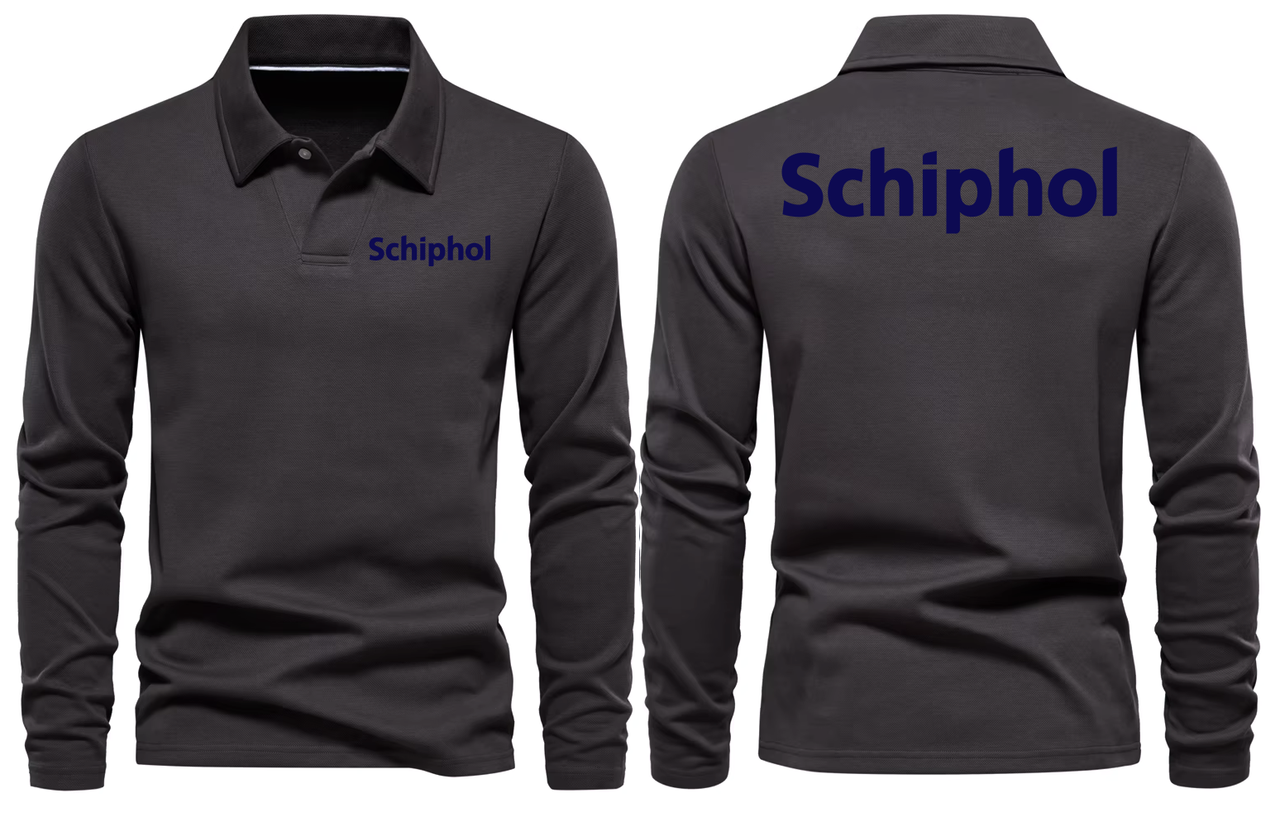 SCHIPHOL AIRPORT LONG SLEEVE  POLO