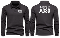 Thumbnail for AIRBUS 330 LONG SLEEVE  POLO