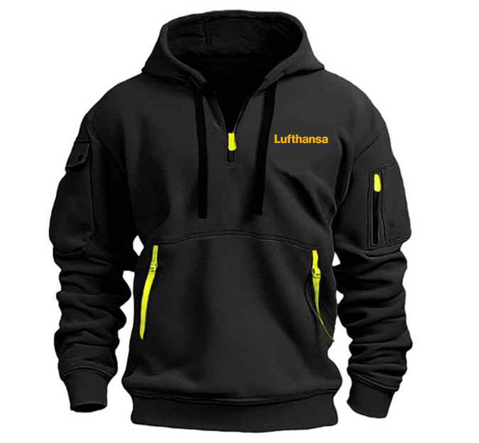 LUFTHNSA AIRWAYS HOODED JACKET PULLOVER