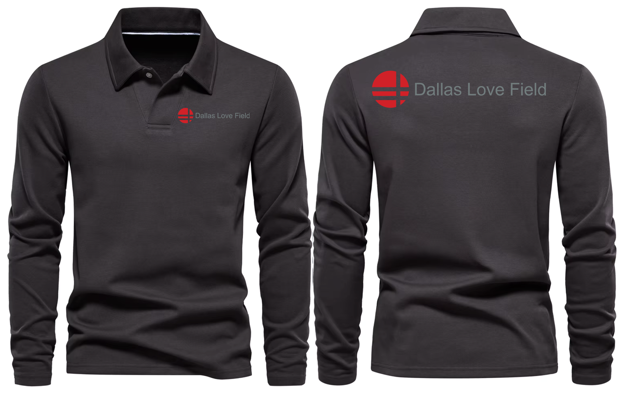 DALLAS AIRPORT LONG SLEEVE  POLO