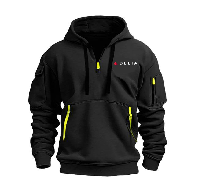 DELTA AIRLINE HOODED JACKET PULLOVER