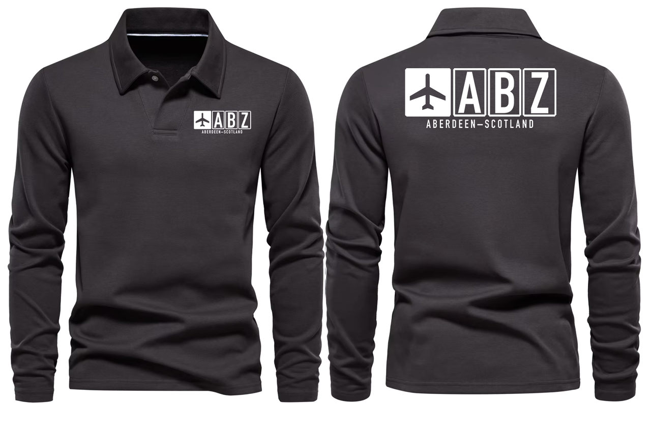 ABZ AIRPORT LONG SLEEVE POLO