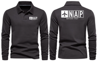 Thumbnail for NAP AIRPORT LONG SLEEVE POLO