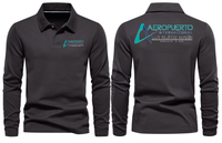 Thumbnail for AEROPURT AIRPORT LONG SLEEVE  POLO