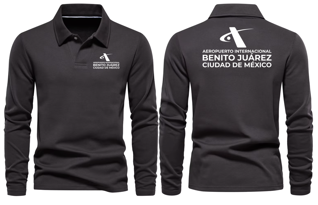 MEXICO AIRPORT LONG SLEEVE  POLO