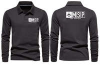 Thumbnail for MSP AIRPORT LONG SLEEVE POLO