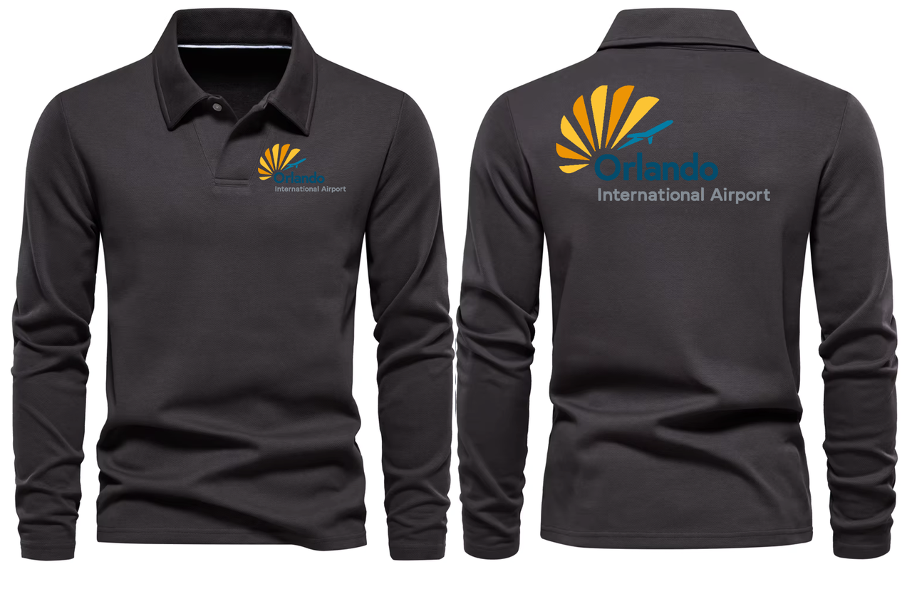 ORLANDO AIRPORT LONG SLEEVE  POLO