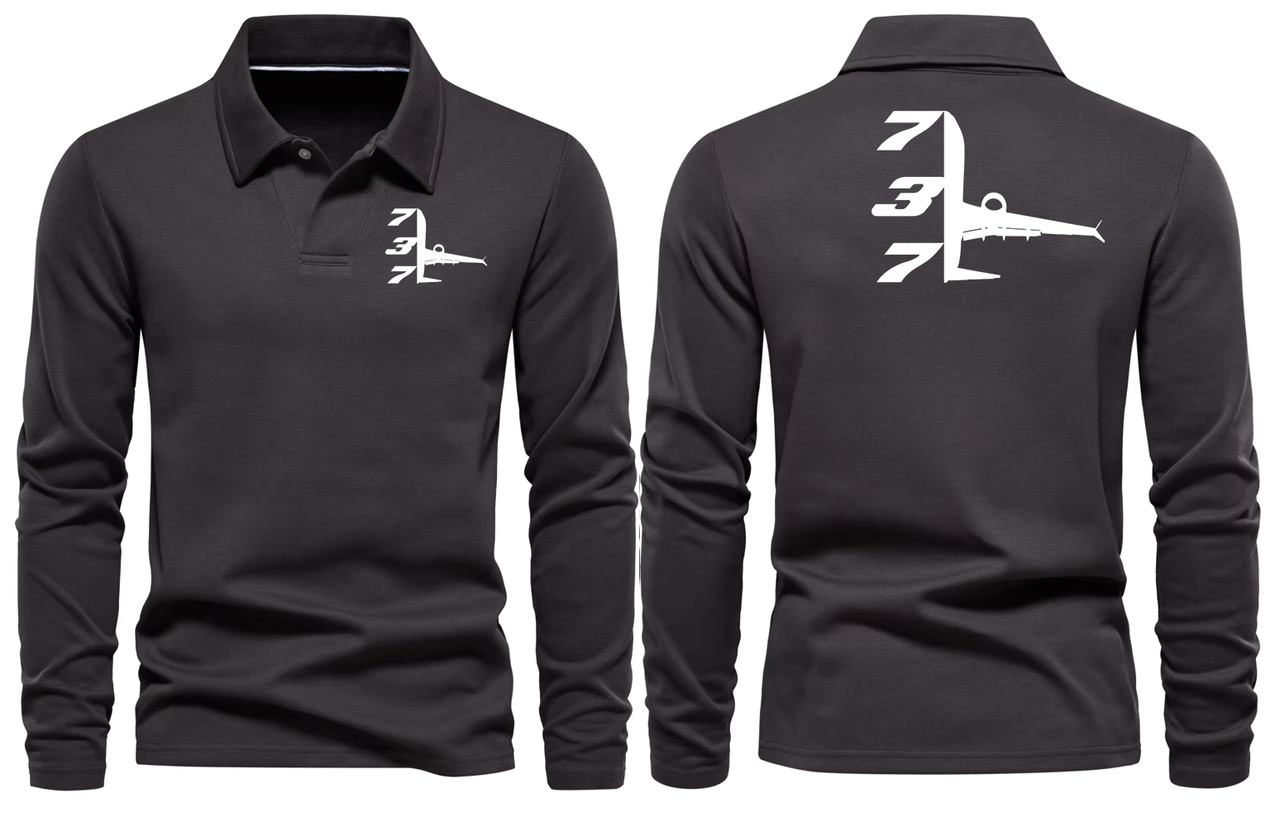 BOEING 737 LONG SLEEVE  POLO