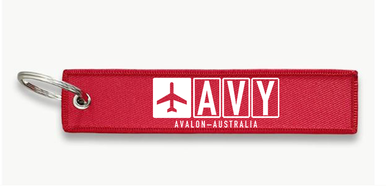 AVY AIRPORT KEY CHAIN