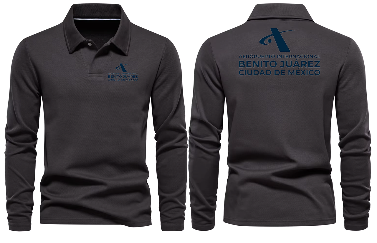 BENETO AIRPORT LONG SLEEVE  POLO