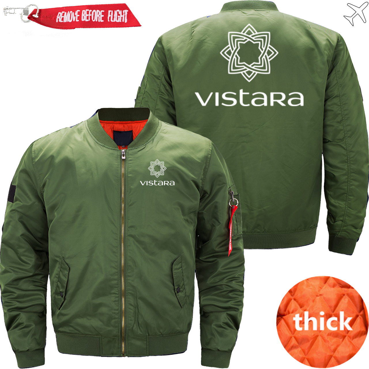 VISTARA AIRLINE JACKET MA1 BOMBER