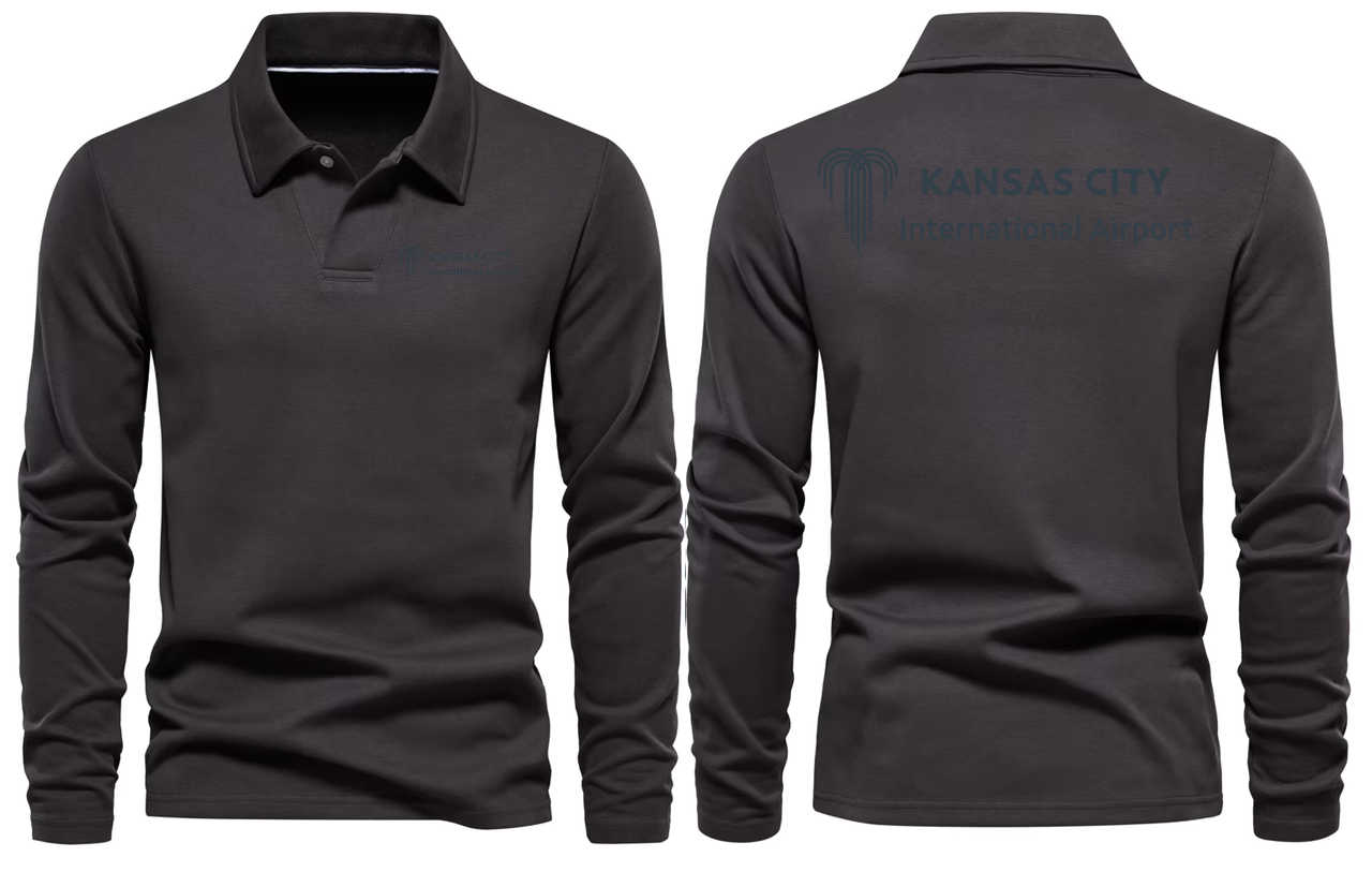 KANSAS AIRPORT LONG SLEEVE  POLO