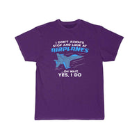 Thumbnail for Military Jet Aircraft Fighter Airplane Spotter T Shirt THE AV8R