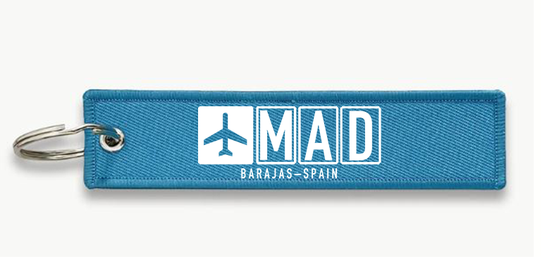 MAD AIRPORT KEY CHAIN