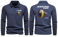 Thumbnail for BOEING 747 CF6 LONG SLEEVE  POLO
