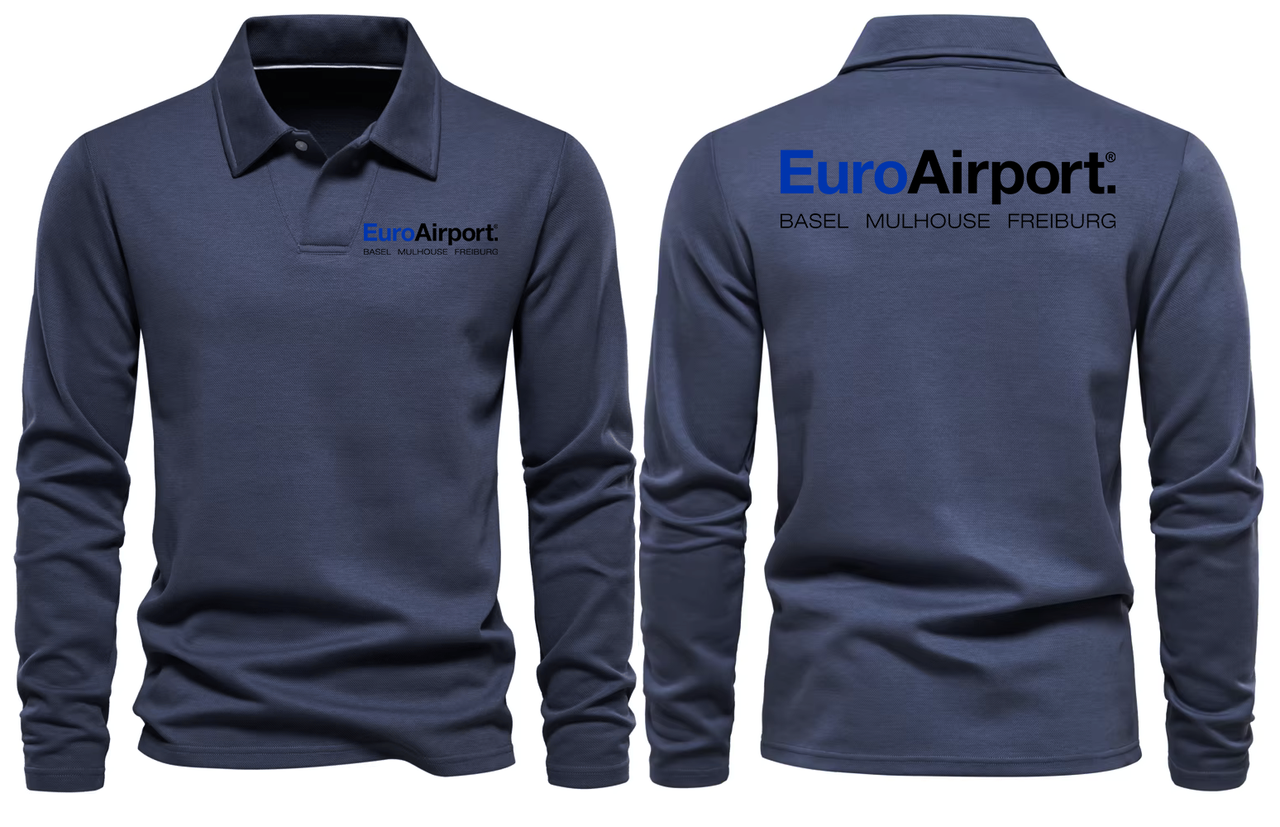EURO AIRPORT LONG SLEEVE  POLO