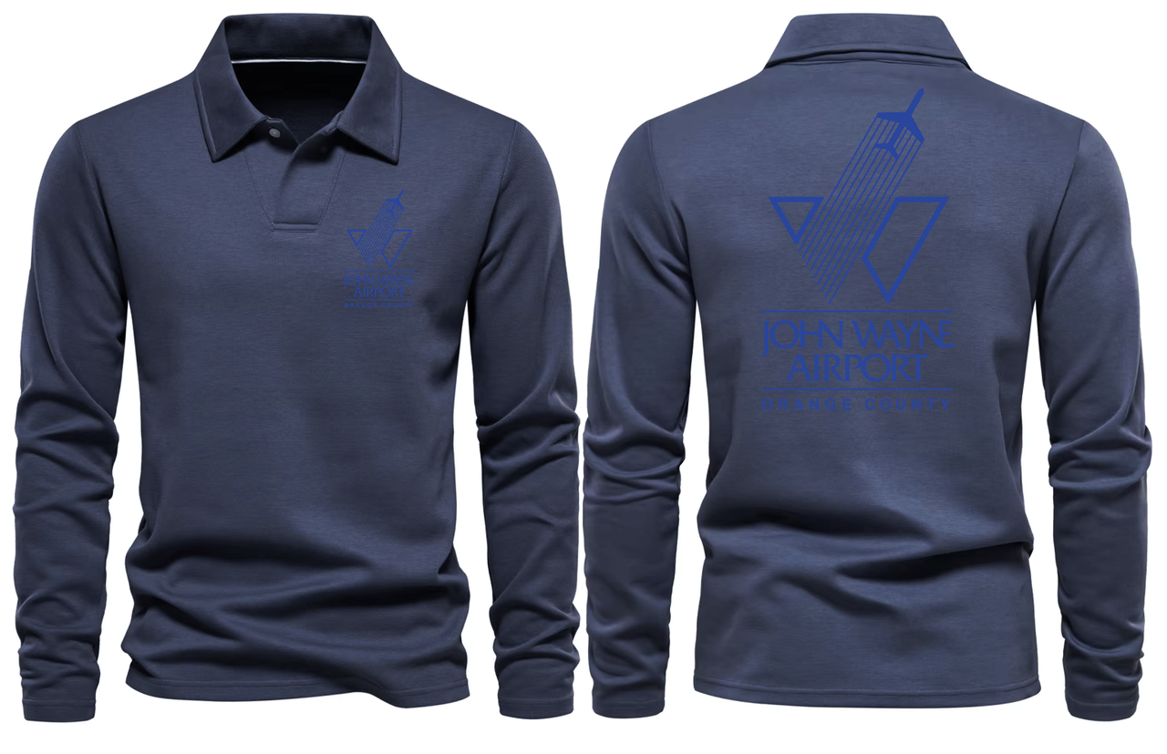 JOHAN WAYNE AIRPORT LONG SLEEVE  POLO
