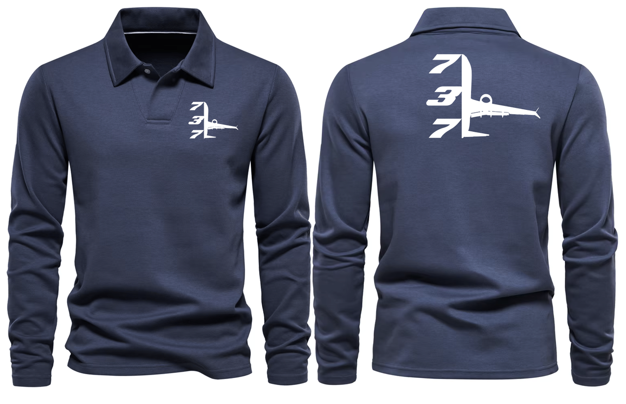 BOEING 737 LONG SLEEVE  POLO
