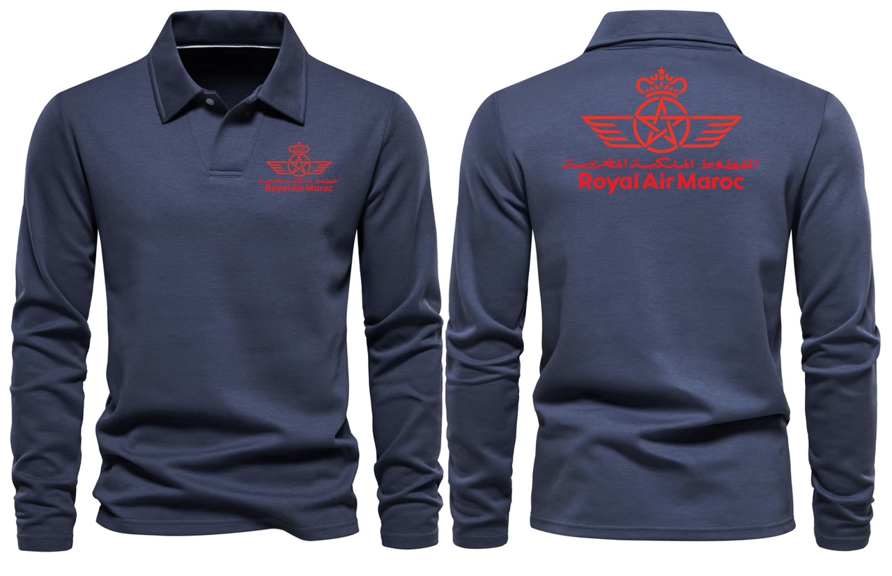 ROYAL AIR MARCO LONG SLEEVE  POLO