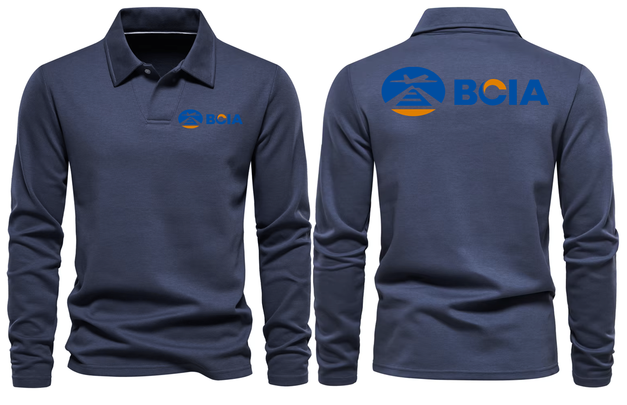 BCIA AIRPORT LONG SLEEVE  POLO