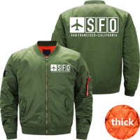 Thumbnail for SFO AIRPOART MA1 JACKET