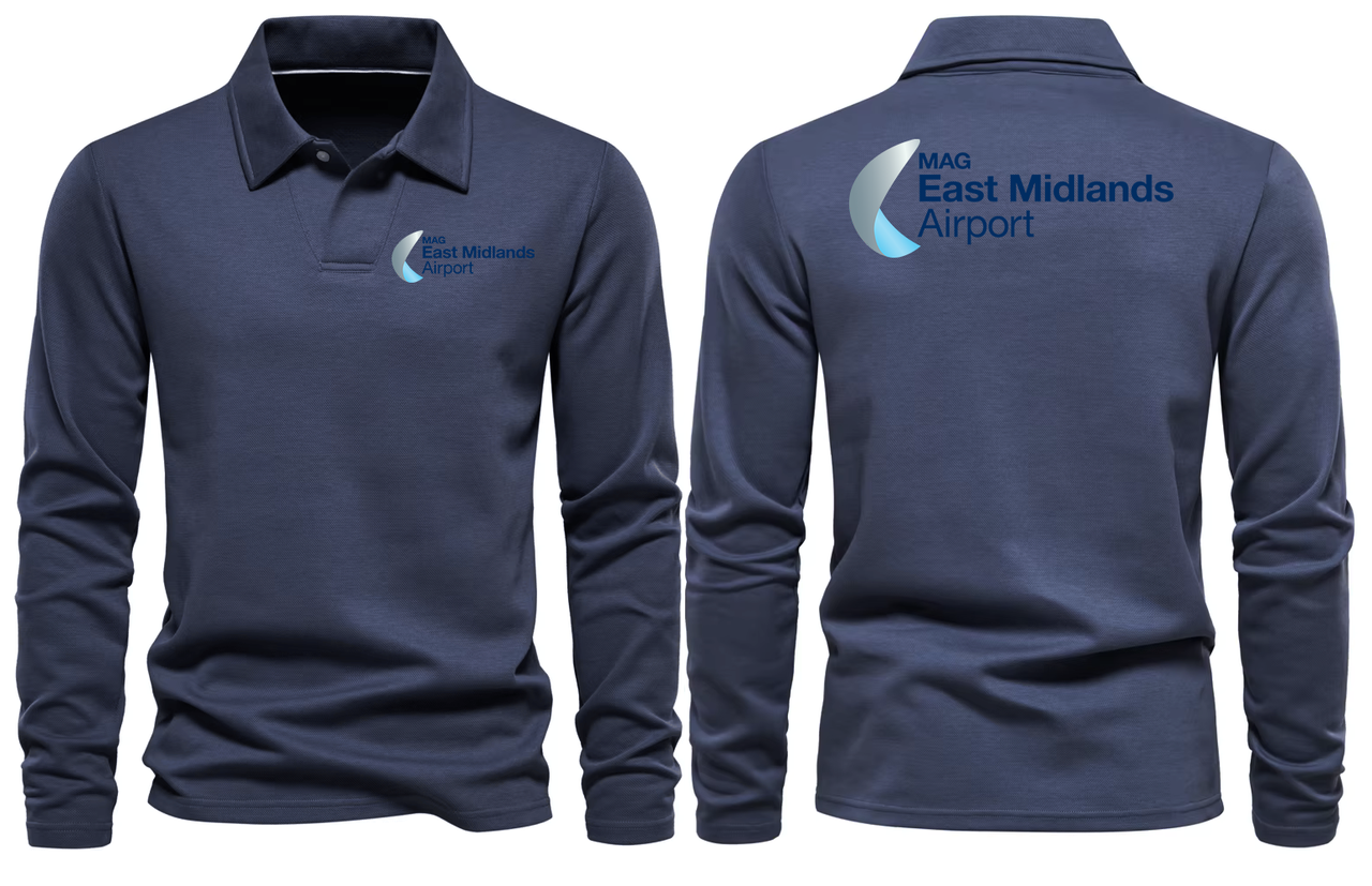 MAG EAST AIRPORT LONG SLEEVE  POLO